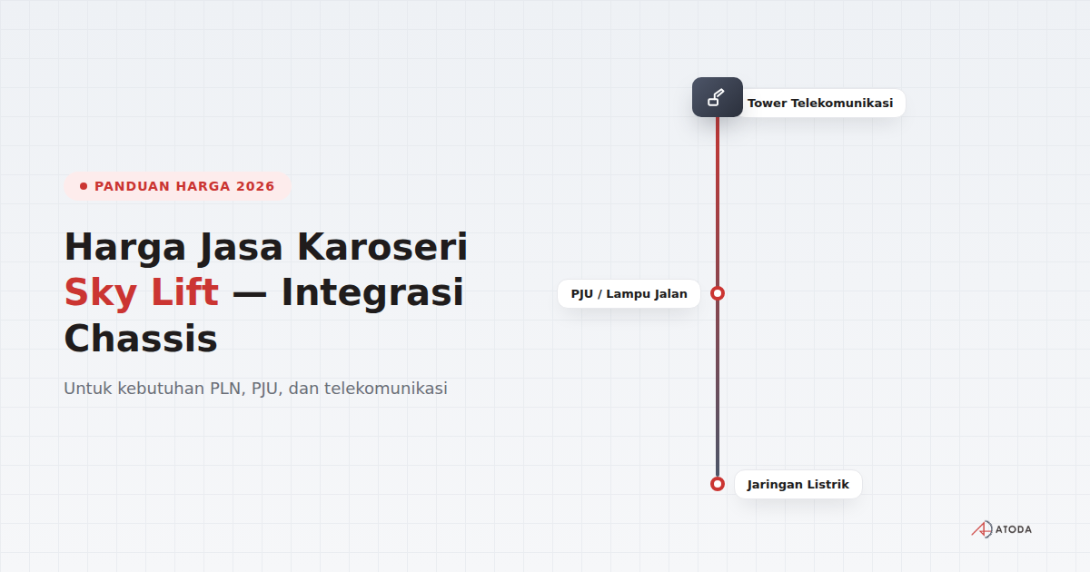 Harga Jasa Karoseri Mobil Sky Lift 2026: Integrasi Chassis & Cara Pesan