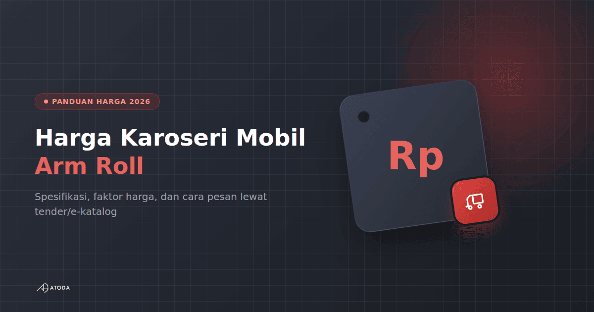 Harga Karoseri Mobil Arm Roll 2026: Spesifikasi & Cara Pesan